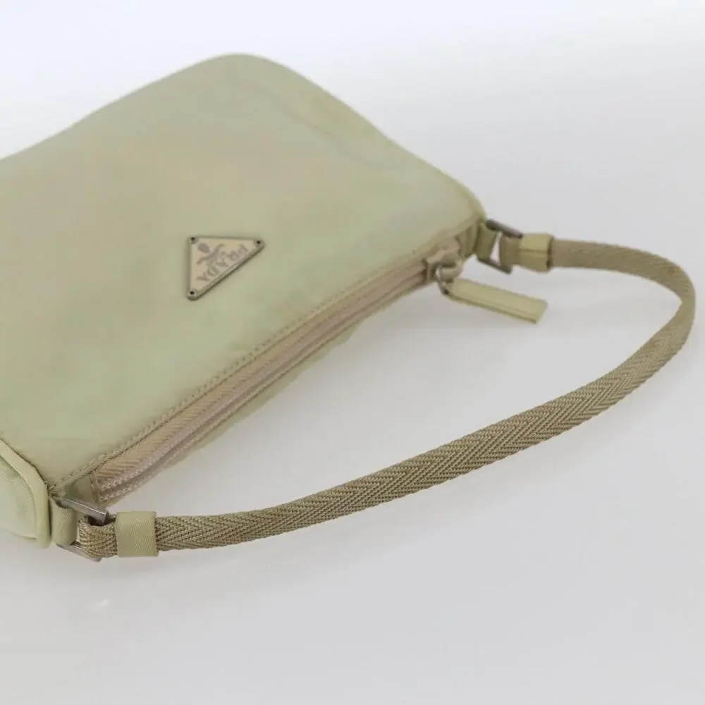 Prada Nylon Accessory Pouch Beige